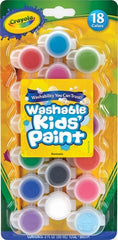 CRAYOLA Crayola Llc 54-0125 Washable Kids Paint Set 18 Colors