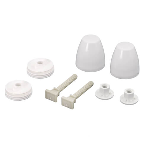 SIOUX CHIEF Sioux Chief 440-2W Smart Cap Closet Bolt Cover Cap with 425-PB Bolts