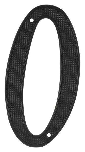 DELTANA Deltana RNZ40 4 Inch House Number Zinc Black