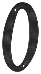DELTANA Deltana RNZ40 4 Inch House Number Zinc Black