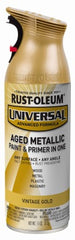 RUST-OLEUM Rust-oleum 342918 Vintage Gold Metallic Spray Paint 11 Oz