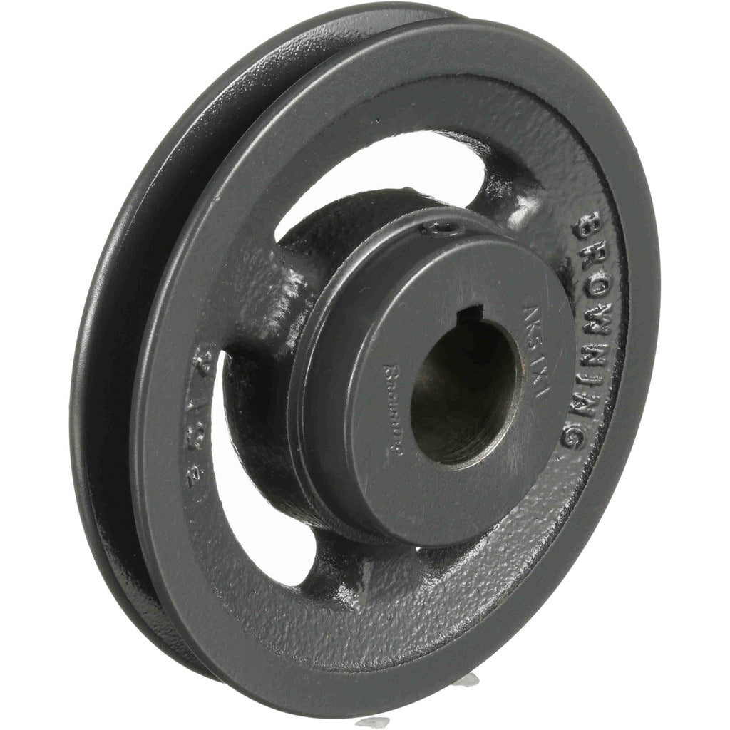 BROWNING Browning 1026681 Single Groove Sheave 1in Bore 5.1in Od