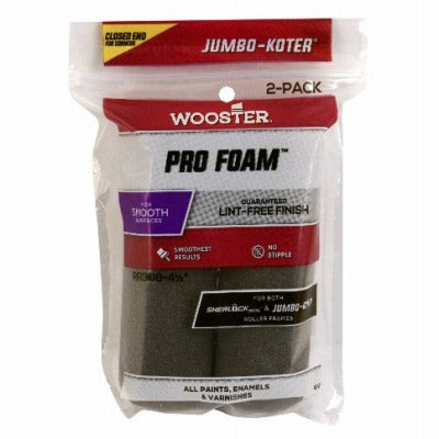 WOOSTER Wooster Brush RR308-4 1/2 Pro Foam Roller Cover 2 Pack