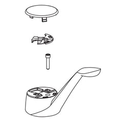 MOEN Moen 93989 Handle Kit Chrome