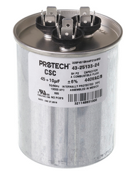 RUUD RUUD 43-25133-24 Dual Run Capacitor - 45 + 10 UF/MFD 440V
