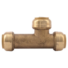 SharkBite U3370LF 3/4 in. Push Press Brass Tee SU3370LF