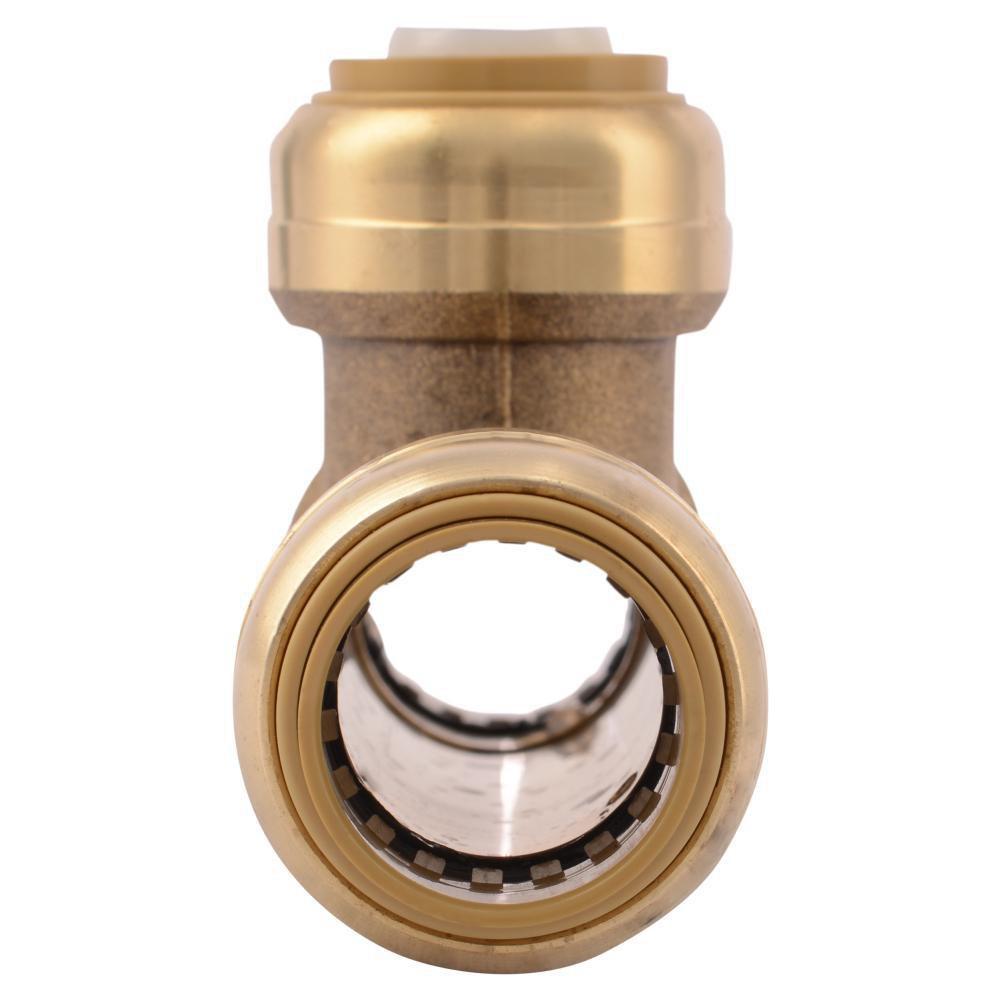 SHARKBITE SharkBite U3370LF 3/4 in. Push Press Brass Tee SU3370LF