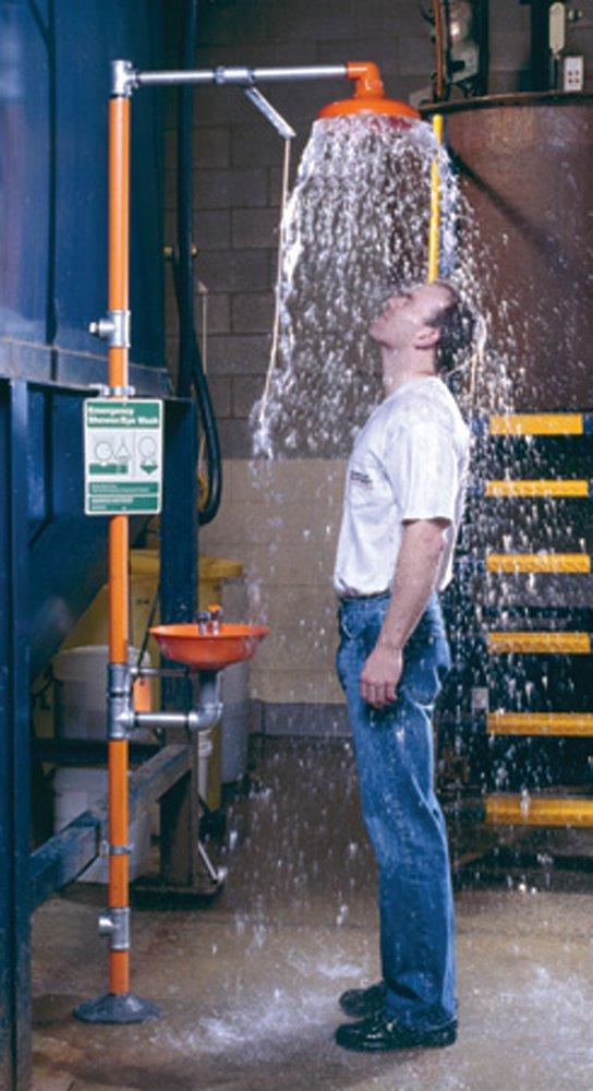 GUARDIAN EQUIPMENT Guardian G1902P Safety Station with Eyewash and ABS Plastic Bowl