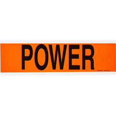 BRADY Brady 44132 B498 Power (9.00 x 2.25 in)