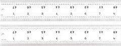 STARRETT Starrett 51511 Steel Rule 48 Inch 16R Rigid