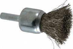 WEILER Weiler 90292 End Brush 3/4 in Stainless Steel Crimped Wire