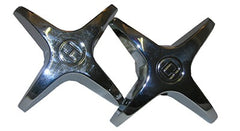 LASCO Larsen Supply Co Inc 1132619 Cross Handle Pair Chrome