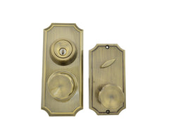 WESLOCK Weslock 01501EAEASL2D Interconnected Entry Lock Antique Brass