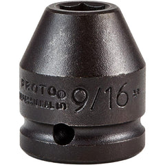 PROTO Proto J07509 Impact Socket 3/4 in Drive 9/16 in 6-point