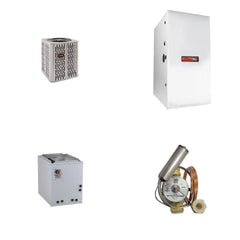 TRANE TRANE 48000 BTU R-454B 15.2 SEER2 Central Split Dual Fuel System (Heat Pump + Furnace + Coil)