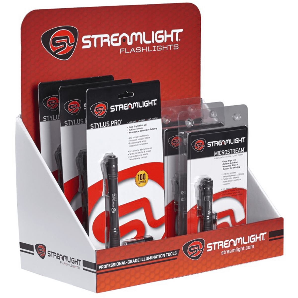 STREAMLIGHT Streamlight 99501 MicroStream/Stylus Pro Display Pack 2x3