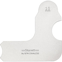 STARRETT Starrett 55811 Radius Gage 10mm Stainless Steel