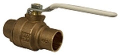 APOLLO VALVES Apollo Valves 77CLF20701A Ball Valve 1-1/2 in Solder Bronze