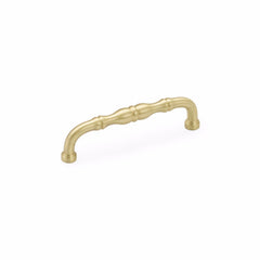 SCHAUB Schaub 747-SB Cabinet Pull 4 in Colonial Satin Brass