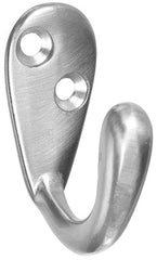 NATIONAL HARDWARE National Mfg N830-142 Satin Nickel Single Prong Robe Hook