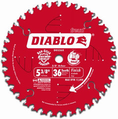 DIABLO Freud D0536X Cordless Saw Blade 5-3/8 in 36 Tooth