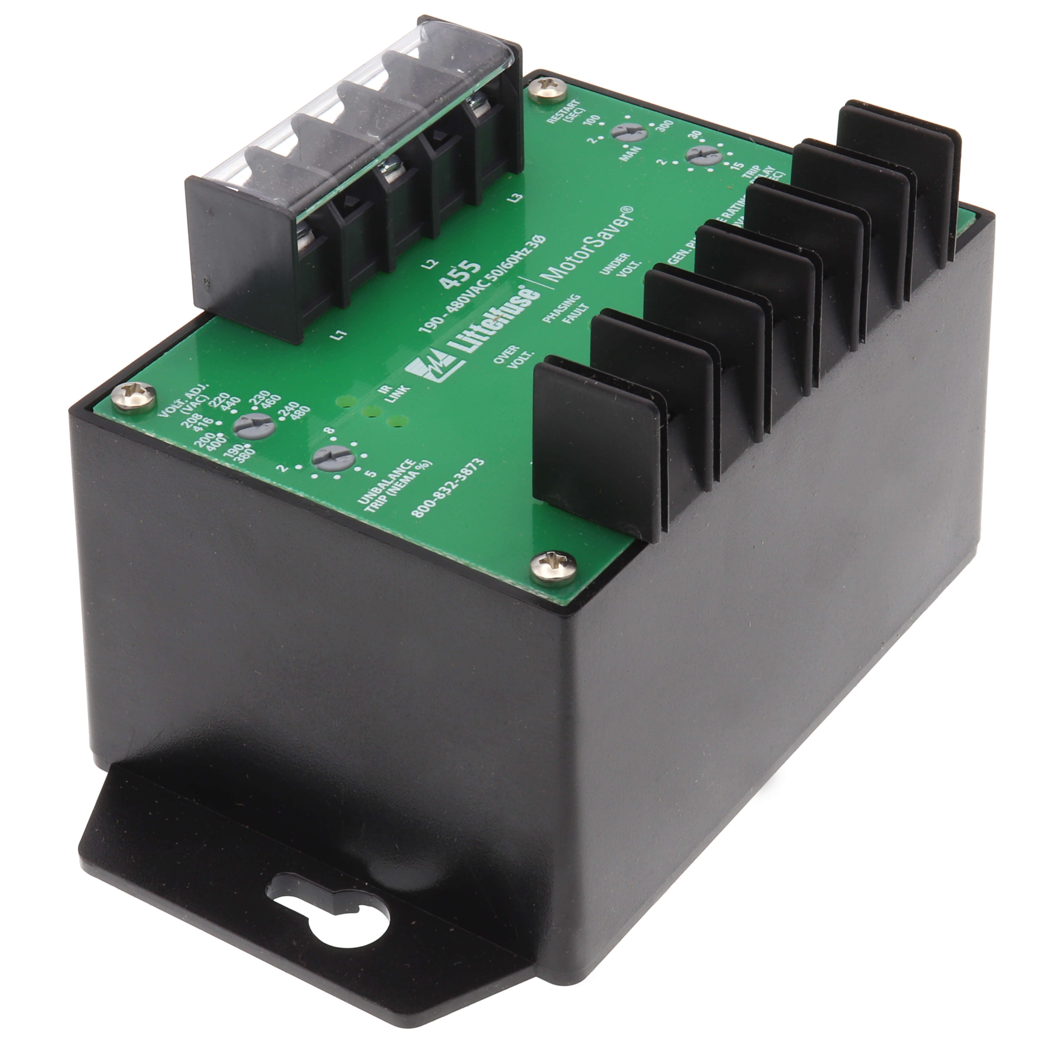 LITTELFUSE Littelfuse 455 3-Phase Line-Load Volt Mon 190-480V