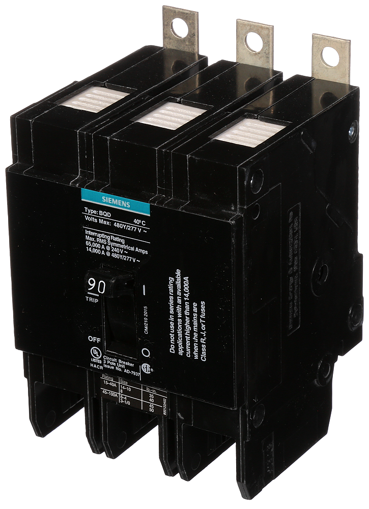 SIEMENS BQD390 CIRCUIT BREAKERS