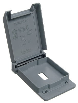 ABB INSTALLATION PRODUCTS Abb E98SSCN-CAR Pvc Switch Box Cover Single Gang