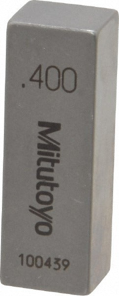 MITUTOYO Mitutoyo 611194-541 Steel Gage Block 0.4 in Grade AS-1