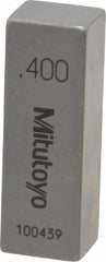 MITUTOYO Mitutoyo 611194-541 Steel Gage Block 0.4 in Grade AS-1