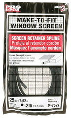 PRIME-LINE Prime Line Products P 7527 Screen Retainer Spline Black