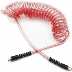 PARKER Parker 95UFS64RED025 Coiled Air Hose 1/4 in Id 25 Ft Red