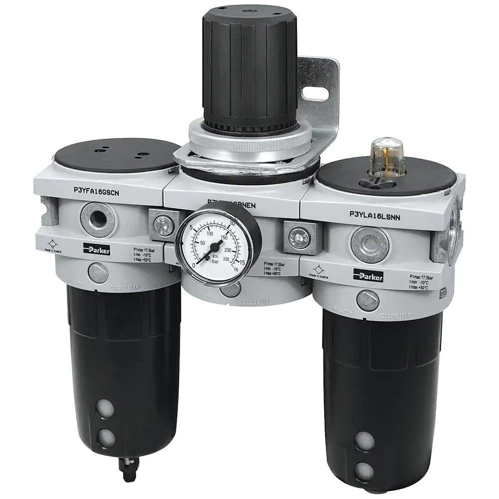 PARKER Parker P3YCA98SECNFLNF Frl Combination Unit 1 Npt 340 Scfm