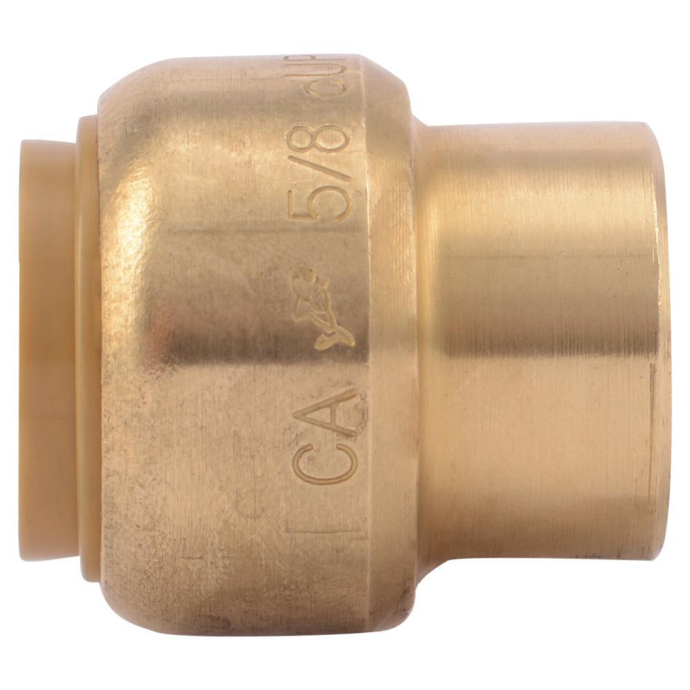 SHARKBITE SharkBite U516 5/8 in. Push Brass Plug
