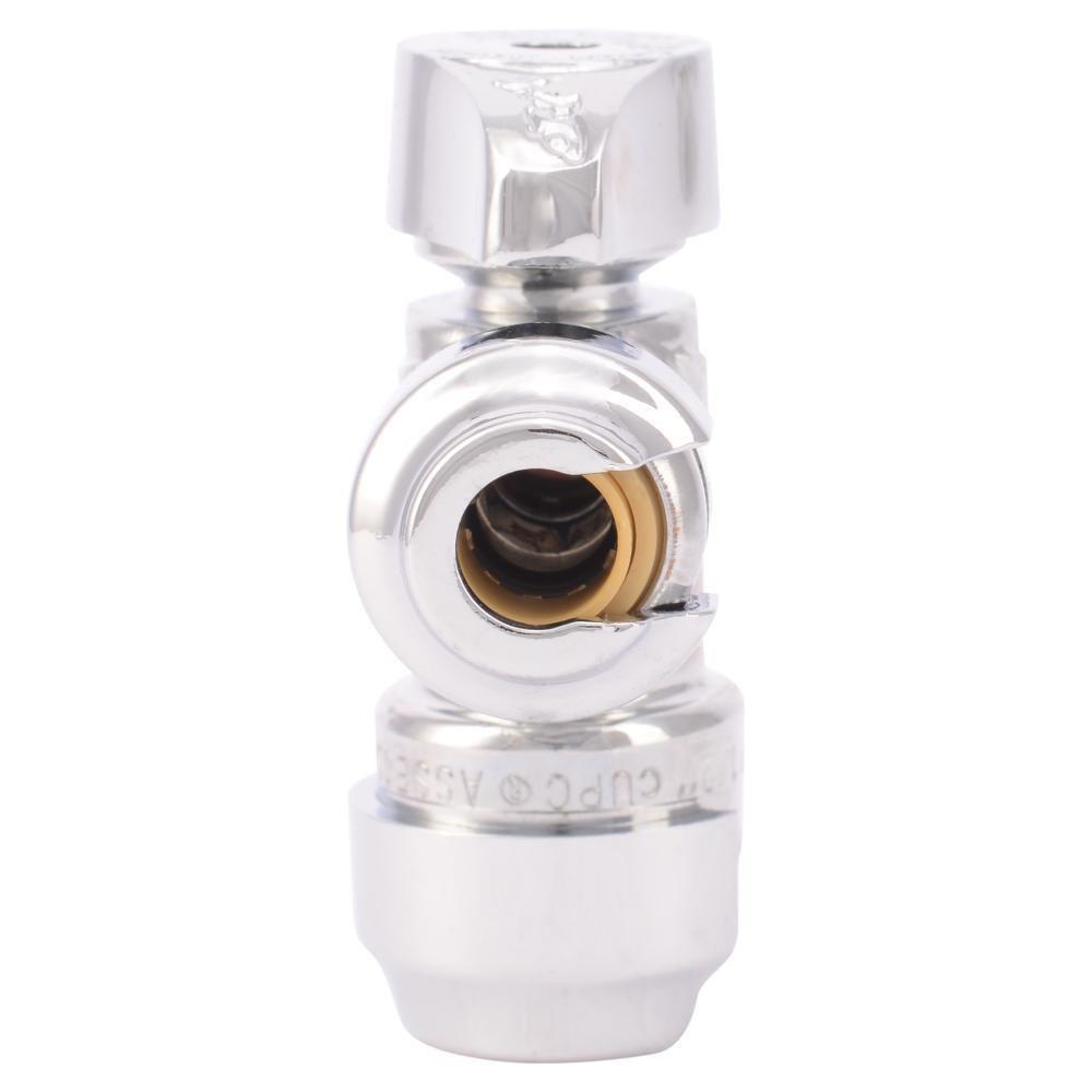 SHARKBITE SharkBite 23048-0000LF 1/2 in x 1/4 in Angle Supply Stop Valve