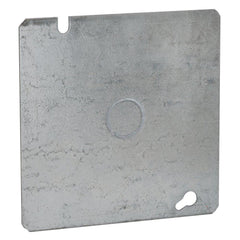 RACO 833 Flat 1/2-Inch Knockout in Center 4-11/16-Inch Square Box Cover