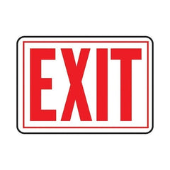 HY-KO Hy-Ko SS-2W Aluminum Exit Sign (10 x 14 in / Each)