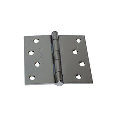 EMTEK Emtek 91014US14 Square Steel Hinge Pair 4x4 Polished Nickel