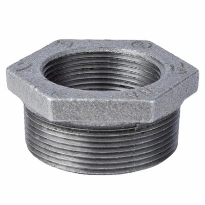 SOUTHLAND 521-998BC Black Malleable Iron Hex Bushing 2.5x2 in