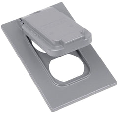 MULBERRY METAL PRODUCTS Mulberry Metal Products 30550 Weatherproof Cover Duplex Receptacle 1-Gang Vertical