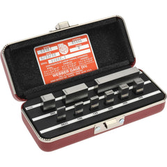 STARRETT Starrett 92939 Steel Gage Block Set Grade 0 9 Piece