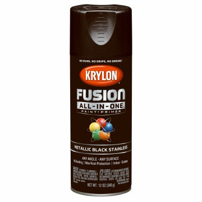 KRYLON Krylon K02790007 Metallic Spray Paint Primer 12 Oz Black