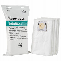 KENMORE Cleva IB600 Vacuum Bags 6 Pack Hepa Kenmore Intuition