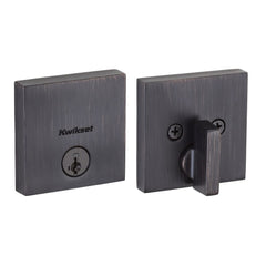 KWIKSET Kwikset 258SQT-11PS.STRKP Smartkey Deadbolt Venetian Bronze