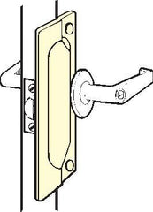 DON-JO Don-jo LP207SL Latch Protector Outswing Door Silver Plated