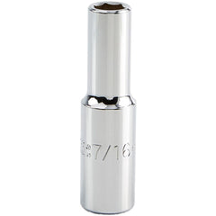 PROTO Proto J5314H 7/16 Inch Deep Hand Socket 6-point 1/2 Drive