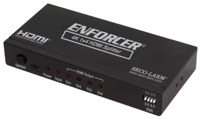 SECO LARM Seco Larm mvd-ah14-01q Hdmi Splitter 1x4 4K