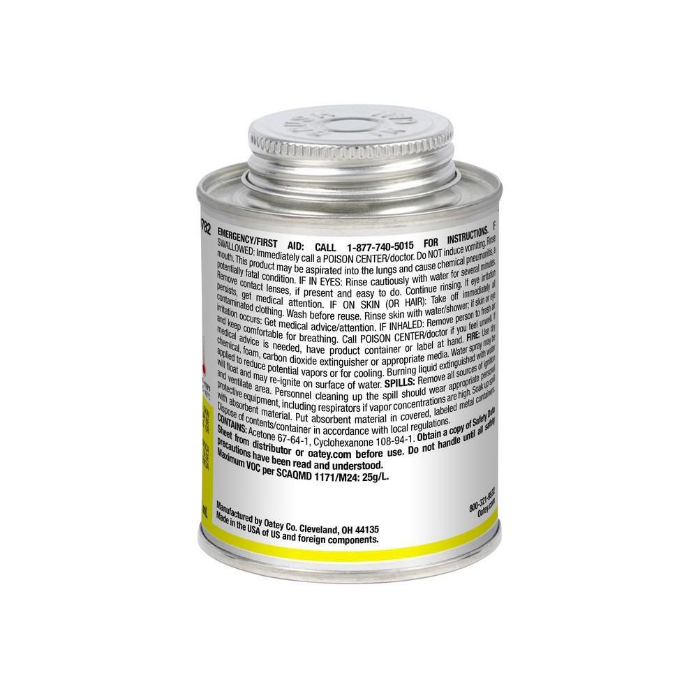 OATEY Oatey 30782 8 oz. PVC Clear Cleaner