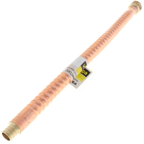 VIEGA Viega 46764 PureFlow® Swivel Connector 3/4 x 3/4 in Crimp x FNPT