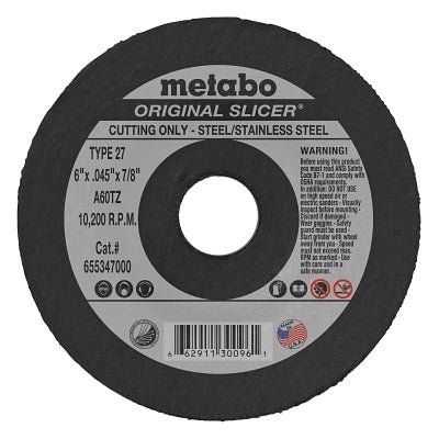 METABO 655347000 GRINDING & CUT OFF WHEELS